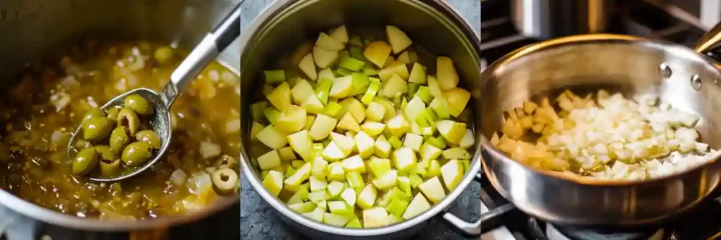 green olive soup recipe steps