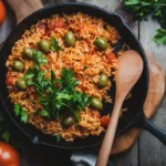 spanish rice recipe with green olives