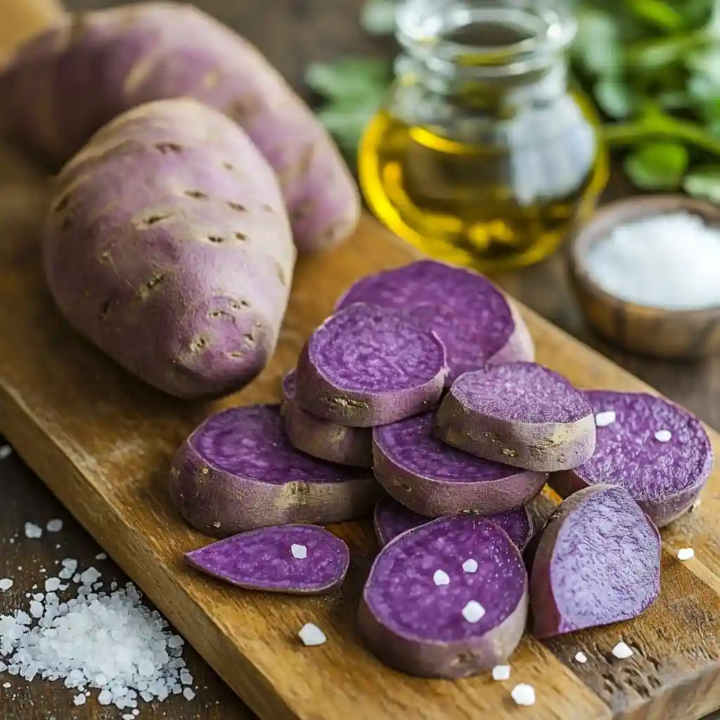 Baked purple sweet potato recipe ingredients