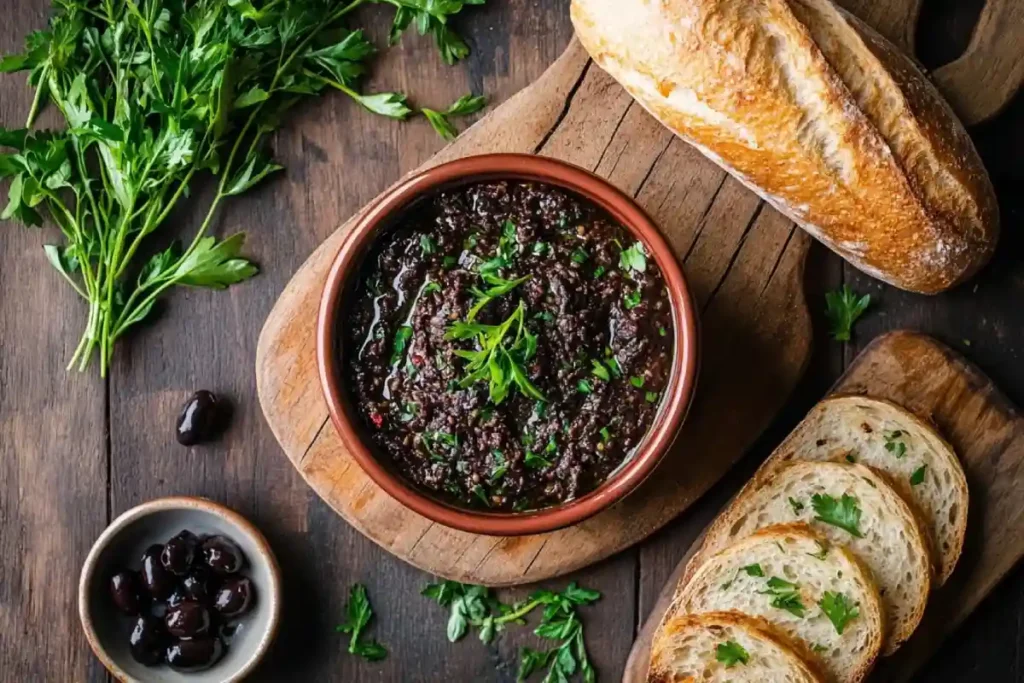 recipes with black olive tapenade