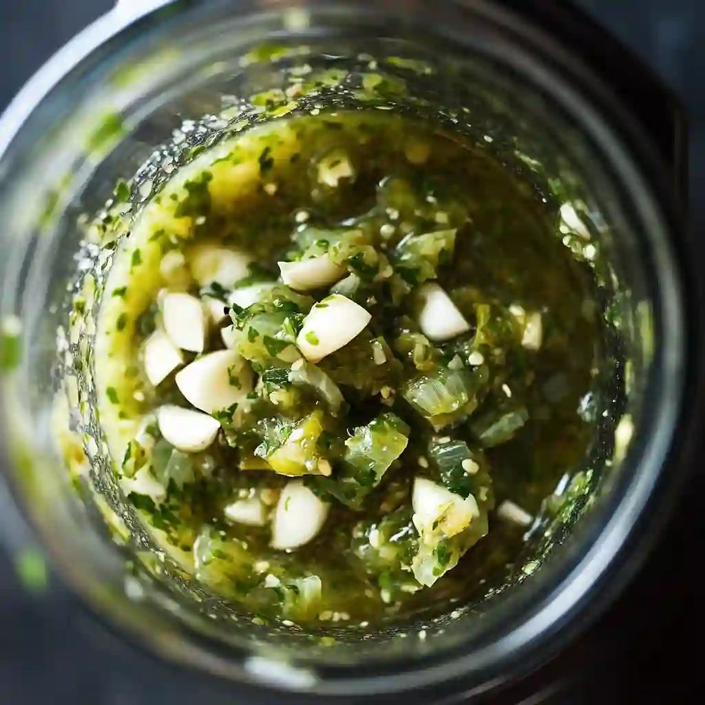 blending pasilla salsa