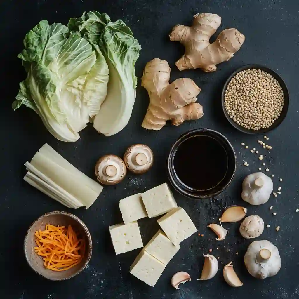Ingredients for Chinese white pepper soup