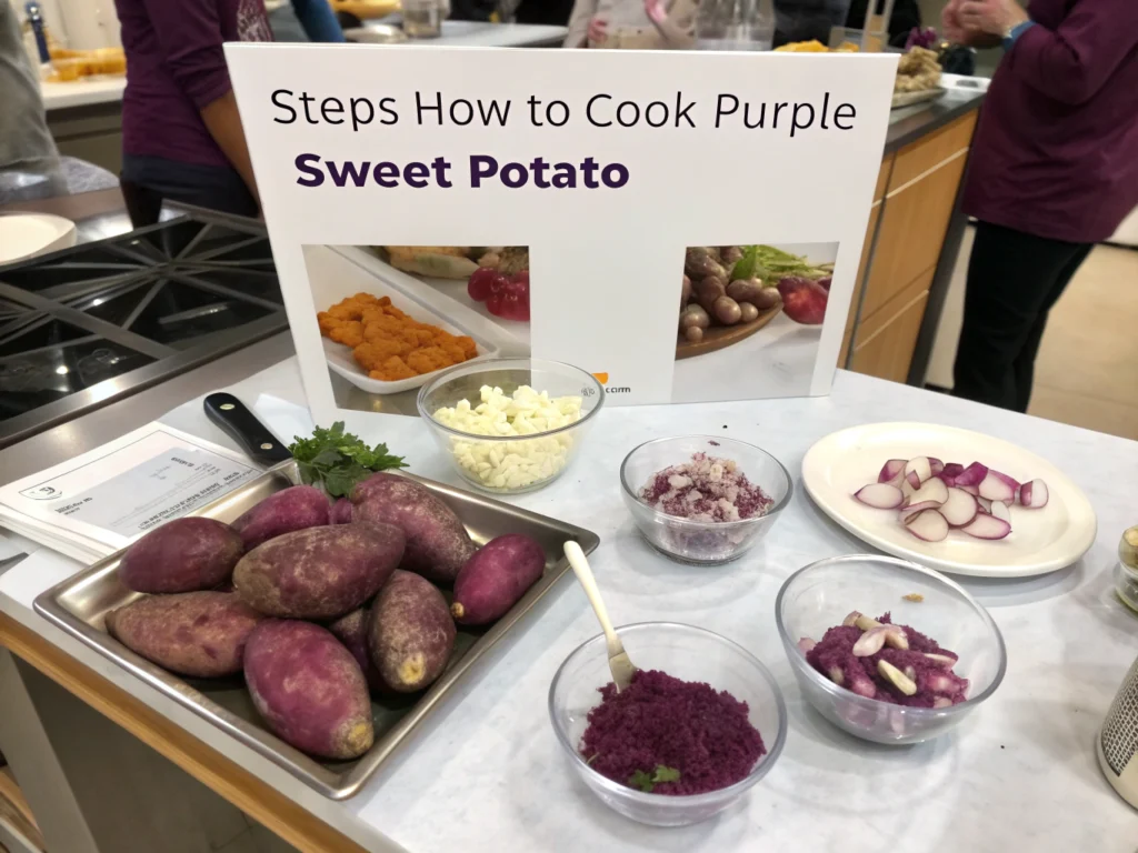 how to cook purple sweet potatoes