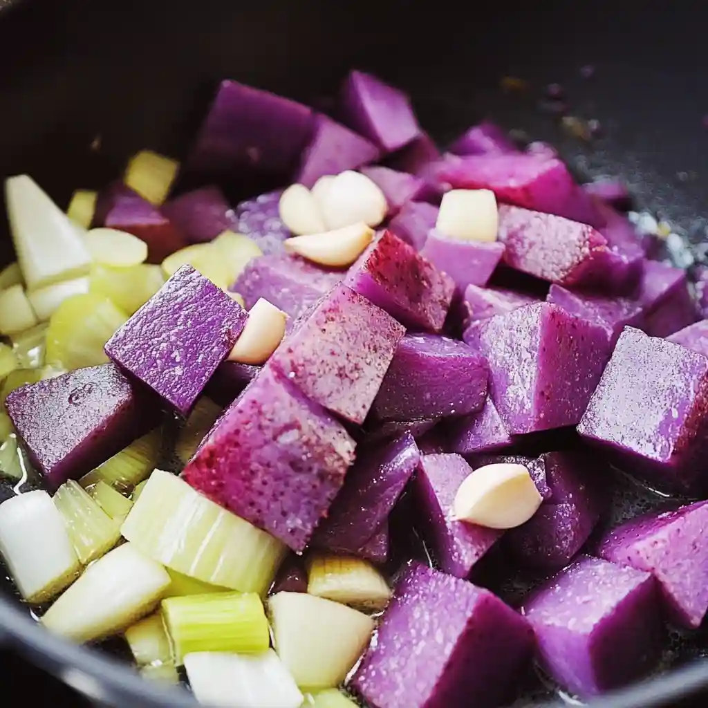 purple potato step 1
