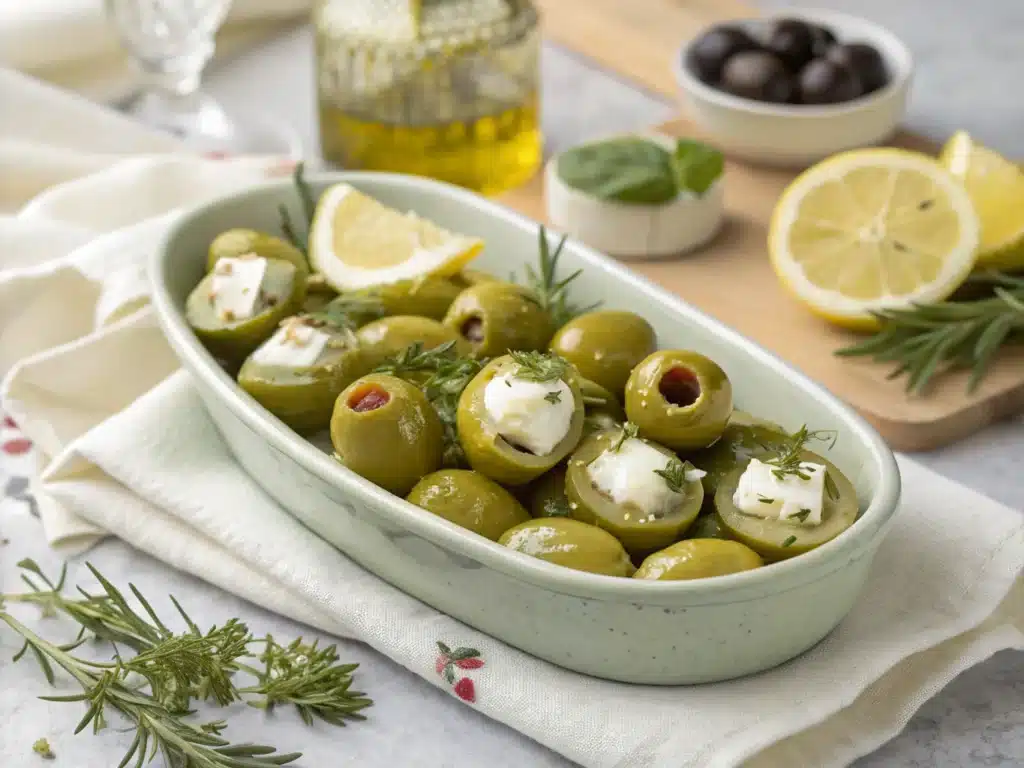 Cheese Stuffed Olives Recipe