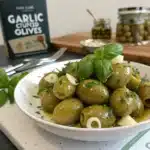Garlic Stuffed Olives Recipe