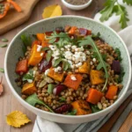 autumn farro salad