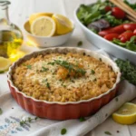 baked farro risotto