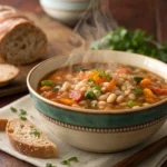 bean and farro soup