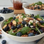 blueberry farro salad
