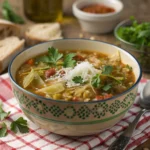 cabbage farro soup