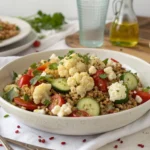 cauliflower farro salad