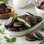 chocolate covered mint cookies