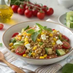 corn farro salad