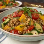farro roasted vegetable salad