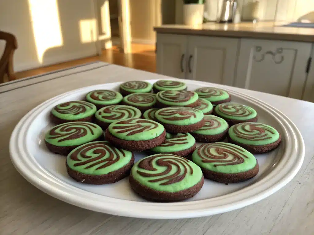 gluten free chocolate mint cookies