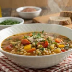 italian farro soup