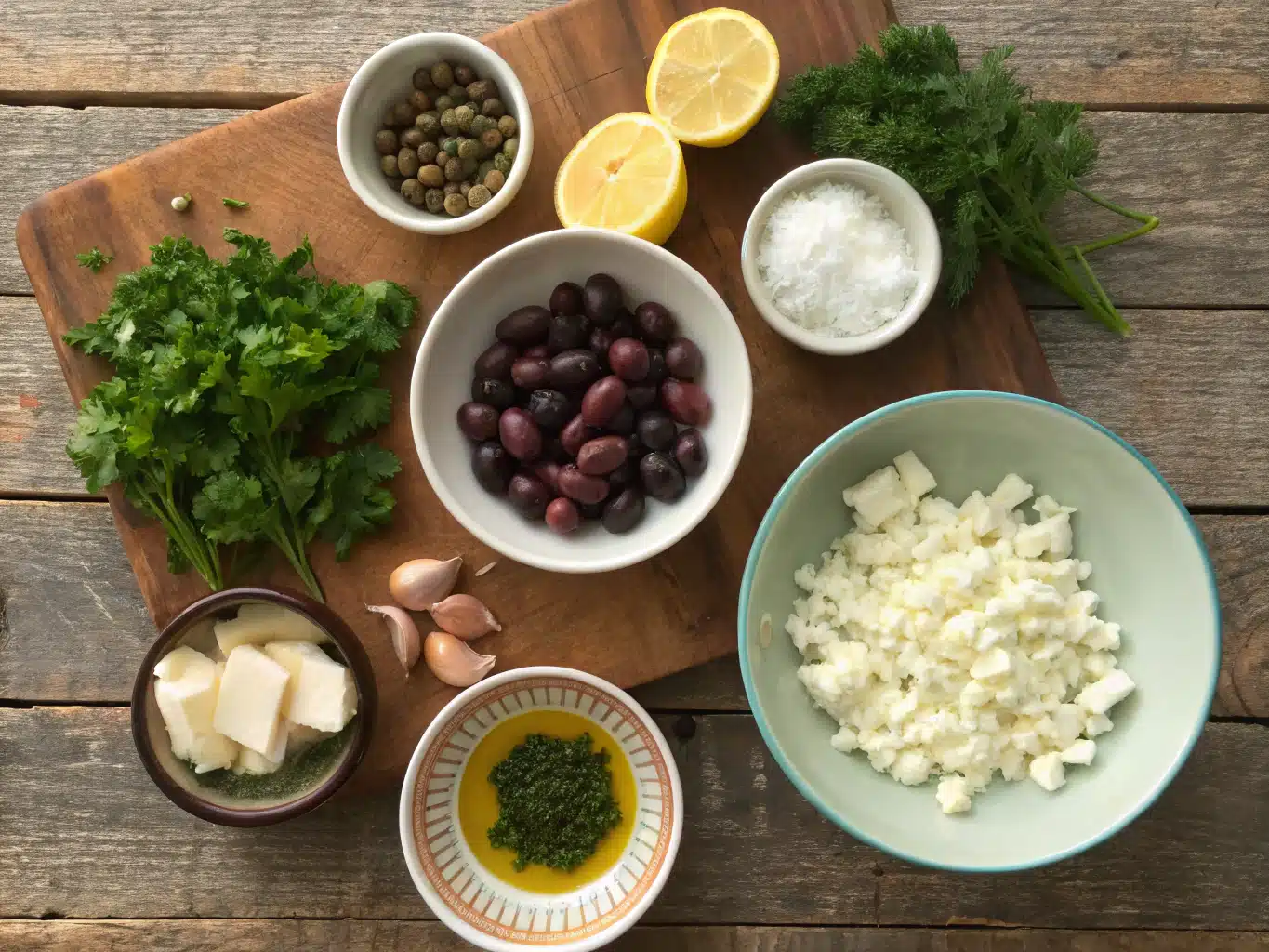 Kalamata Olive Dip Ingredients