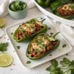 keto stuffed poblano peppers