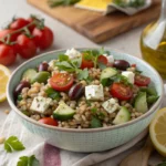 mediterranean farro salad recipe