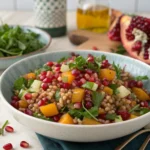 pomegranate farro salad