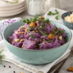 purple potato salad