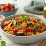 ratatouille farro risotto