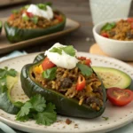 southwest stuffed poblano peppers