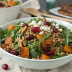 winter farro salad