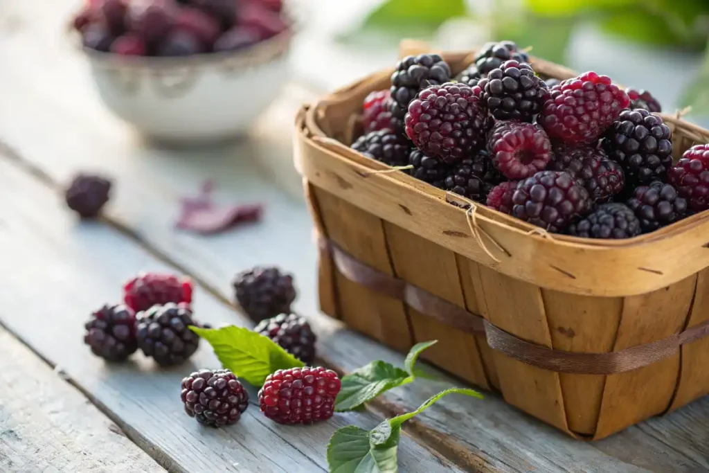 boysenberry fresh fruit basket