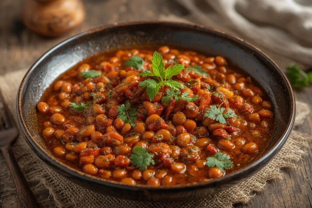 CHARRED CORIANDER BEANS
