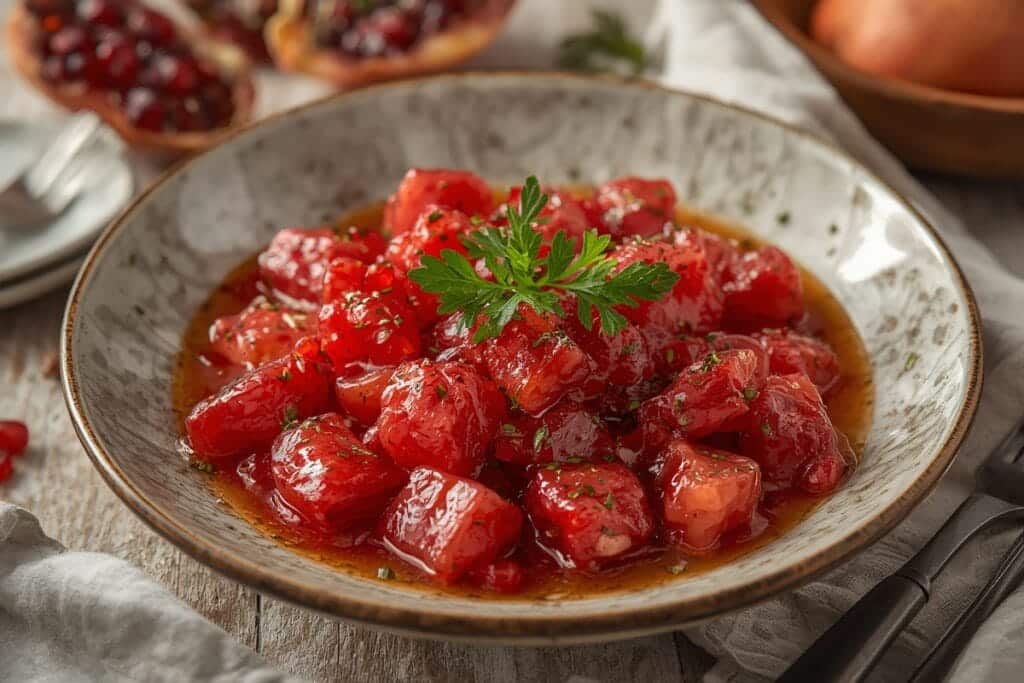 CHILLED POMEGRANATE GLAZE