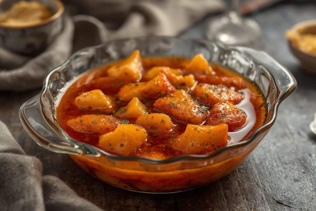 CHILLED SAFFRON GLAZE