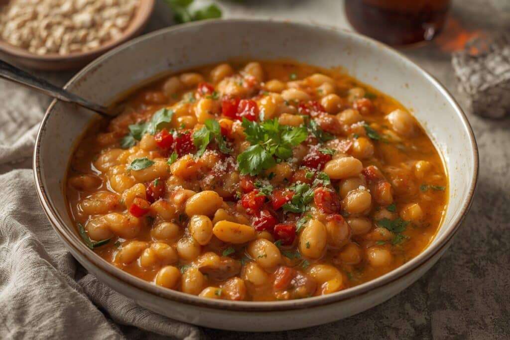 CREAMY ACHIOTE BEANS