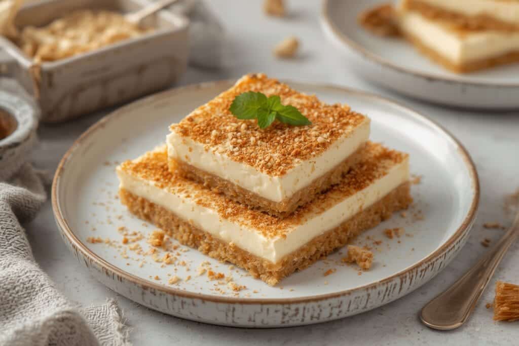 CREAMY CARDAMOM BARS