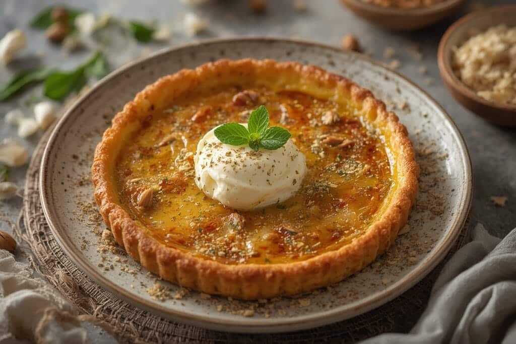 CREAMY CARDAMOM TART