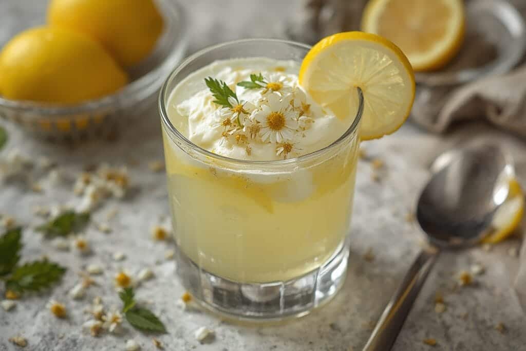 CREAMY CHAMOMILE LEMONADE