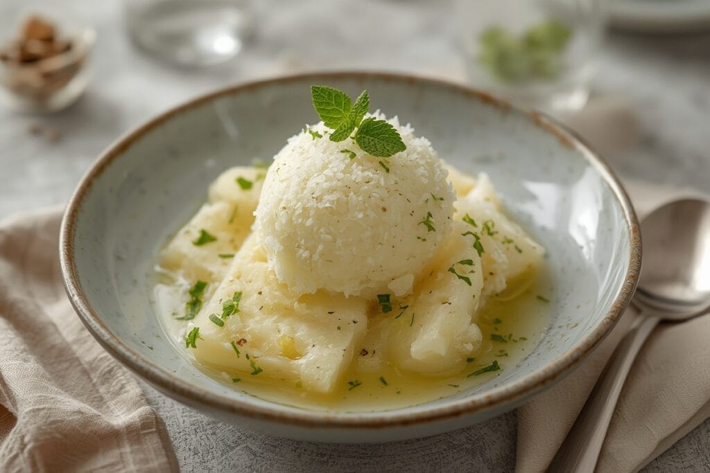 CREAMY DANDELION SORBET