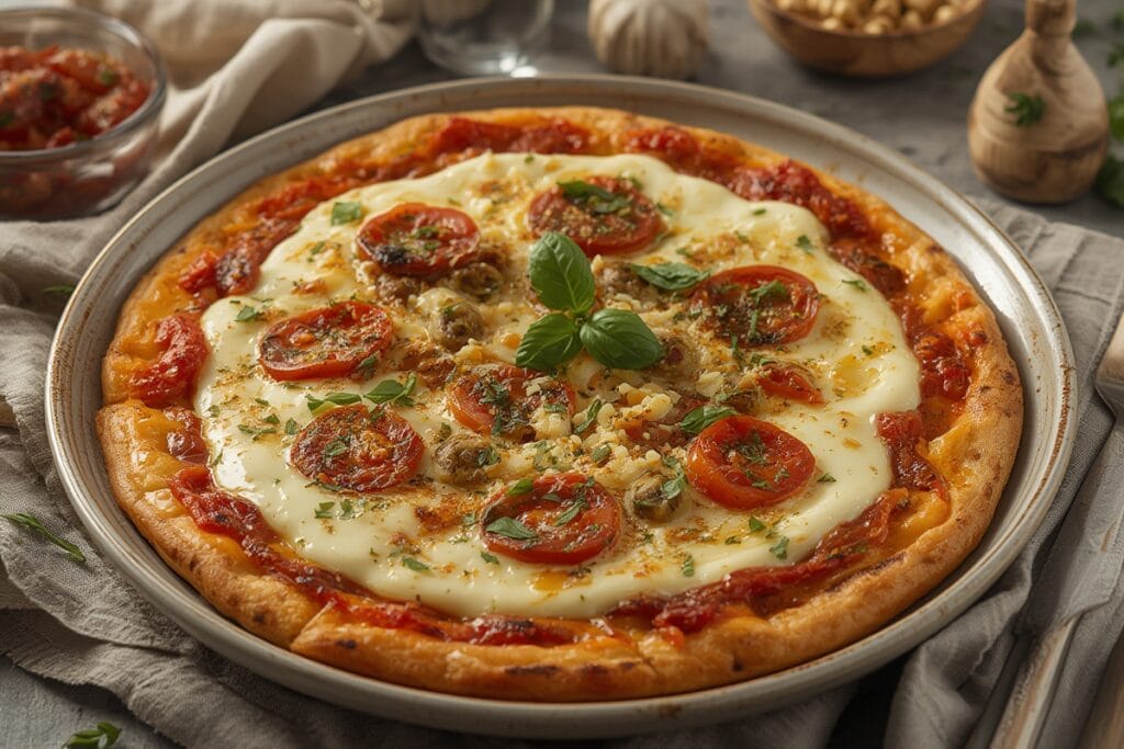 CREAMY LENTILS FOCACCIA