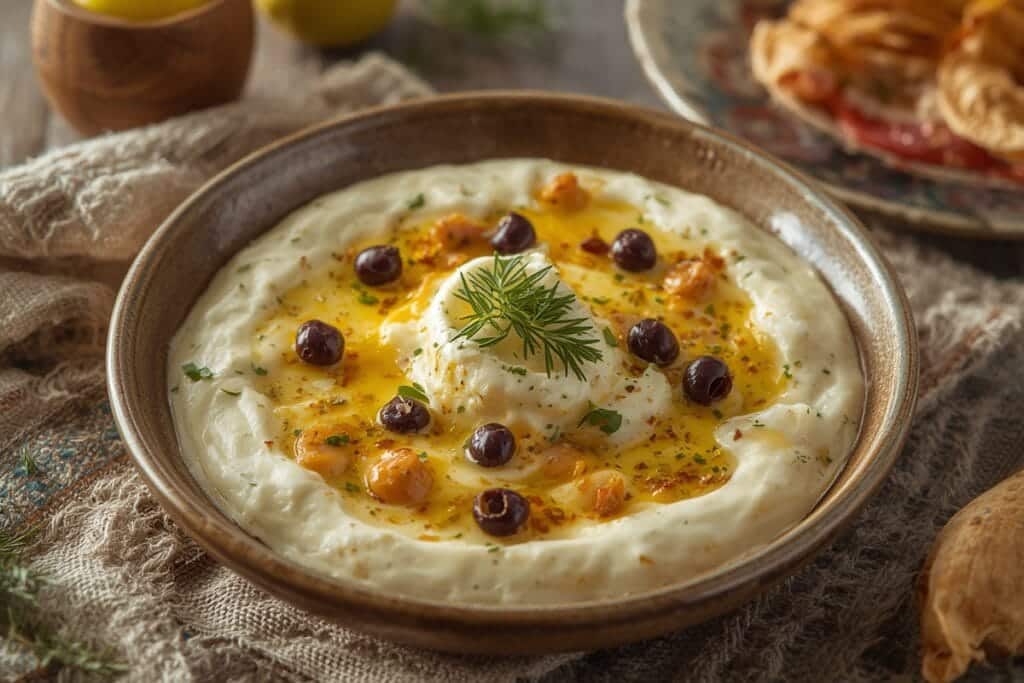 CREAMY OLIVES SHAWARMA