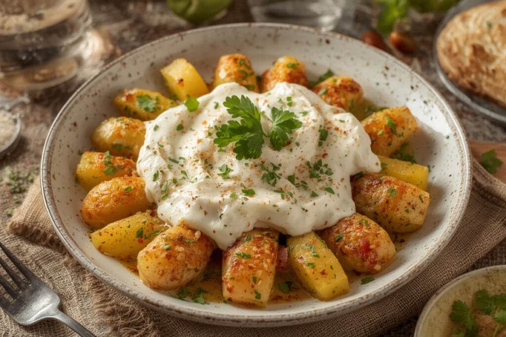 CREAMY POTATOES SHAWARMA