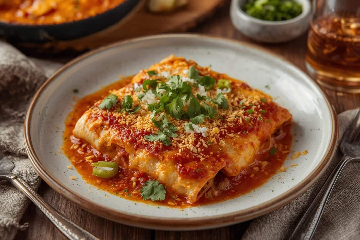 Fiery Cashews Enchiladas