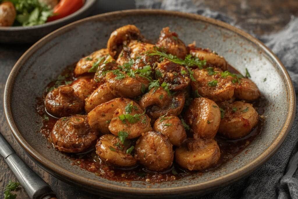 FIERY MUSHROOMS DRESSING