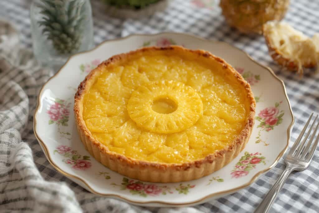 FLORAL PINEAPPLE TART
